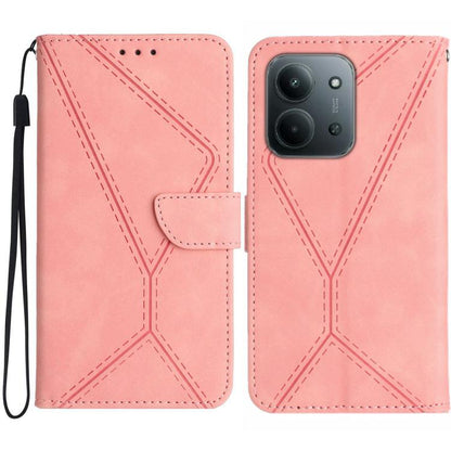 Stitching Embossed Leather Phone Case, For Redmi Note 17 4G Global 169.7mm, For Redmi Note 17 Pro+ 5G Global 163.4mm, For Redmi Note 17 Pro 5G Global 163.5mm, For Redmi 17 5G / 4G Global 170mm, For Redmi A7 Pro 171mm / Poco C85x 5G                     ...