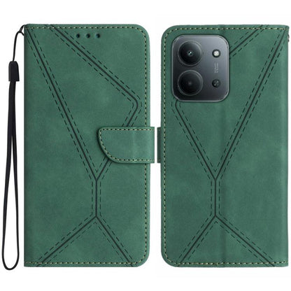 Stitching Embossed Leather Phone Case, For Redmi Note 17 4G Global 169.7mm, For Redmi Note 17 Pro+ 5G Global 163.4mm, For Redmi Note 17 Pro 5G Global 163.5mm, For Redmi 17 5G / 4G Global 170mm, For Redmi A7 Pro 171mm / Poco C85x 5G                     ...