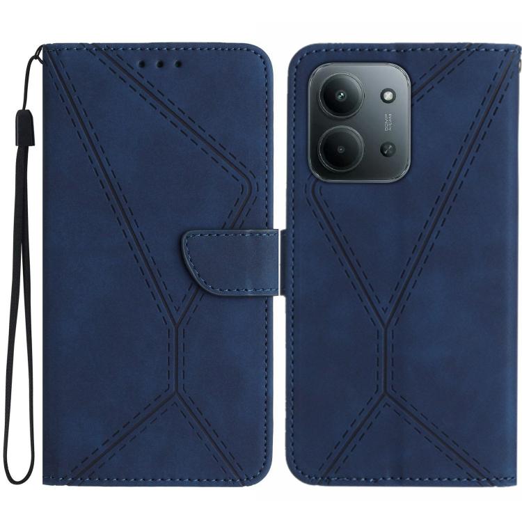 Stitching Embossed Leather Phone Case, For Redmi Note 17 4G Global 169.7mm, For Redmi Note 17 Pro+ 5G Global 163.4mm, For Redmi Note 17 Pro 5G Global 163.5mm, For Redmi 17 5G / 4G Global 170mm, For Redmi A7 Pro 171mm / Poco C85x 5G                     ...