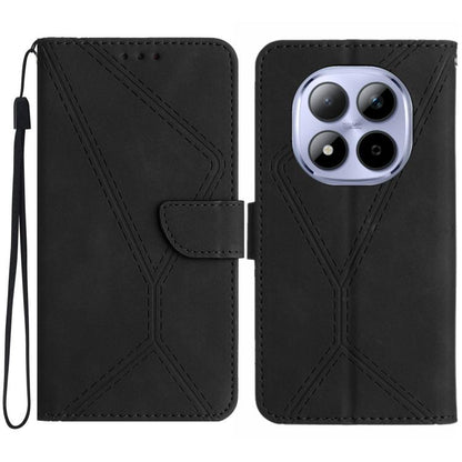 Stitching Embossed Leather Phone Case, For Redmi Note 17 4G Global 169.7mm, For Redmi Note 17 Pro+ 5G Global 163.4mm, For Redmi Note 17 Pro 5G Global 163.5mm, For Redmi 17 5G / 4G Global 170mm, For Redmi A7 Pro 171mm / Poco C85x 5G                     ...
