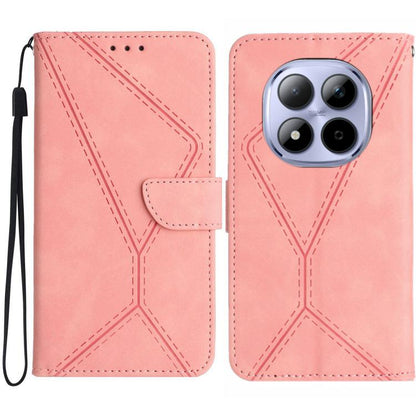Stitching Embossed Leather Phone Case, For Redmi Note 17 4G Global 169.7mm, For Redmi Note 17 Pro+ 5G Global 163.4mm, For Redmi Note 17 Pro 5G Global 163.5mm, For Redmi 17 5G / 4G Global 170mm, For Redmi A7 Pro 171mm / Poco C85x 5G                     ...