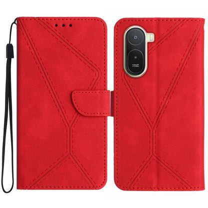 Stitching Embossed Leather Phone Case, For Redmi Note 17 4G Global 169.7mm, For Redmi Note 17 Pro+ 5G Global 163.4mm, For Redmi Note 17 Pro 5G Global 163.5mm, For Redmi 17 5G / 4G Global 170mm, For Redmi A7 Pro 171mm / Poco C85x 5G                     ...