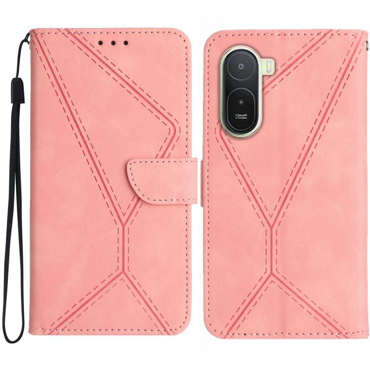 Stitching Embossed Leather Phone Case, For Redmi Note 17 4G Global 169.7mm, For Redmi Note 17 Pro+ 5G Global 163.4mm, For Redmi Note 17 Pro 5G Global 163.5mm, For Redmi 17 5G / 4G Global 170mm, For Redmi A7 Pro 171mm / Poco C85x 5G                     ...