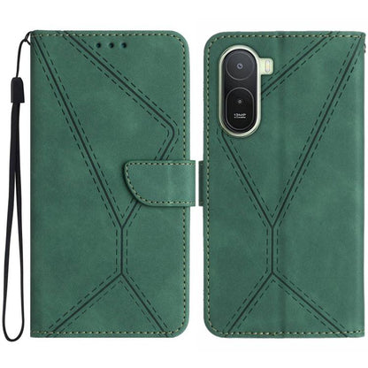Stitching Embossed Leather Phone Case, For Redmi Note 17 4G Global 169.7mm, For Redmi Note 17 Pro+ 5G Global 163.4mm, For Redmi Note 17 Pro 5G Global 163.5mm, For Redmi 17 5G / 4G Global 170mm, For Redmi A7 Pro 171mm / Poco C85x 5G                     ...