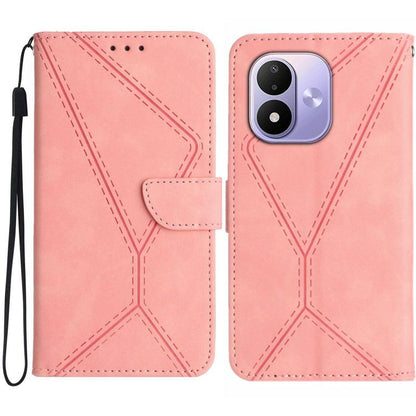 Stitching Embossed Leather Phone Case, For Redmi Note 17 4G Global 169.7mm, For Redmi Note 17 Pro+ 5G Global 163.4mm, For Redmi Note 17 Pro 5G Global 163.5mm, For Redmi 17 5G / 4G Global 170mm, For Redmi A7 Pro 171mm / Poco C85x 5G                     ...