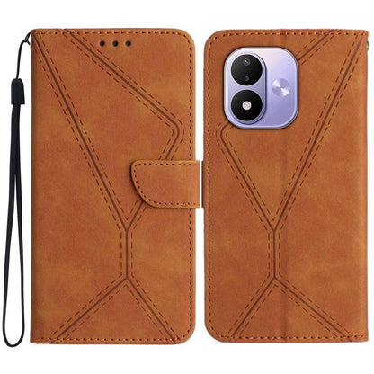 Stitching Embossed Leather Phone Case, For Redmi Note 17 4G Global 169.7mm, For Redmi Note 17 Pro+ 5G Global 163.4mm, For Redmi Note 17 Pro 5G Global 163.5mm, For Redmi 17 5G / 4G Global 170mm, For Redmi A7 Pro 171mm / Poco C85x 5G                     ...