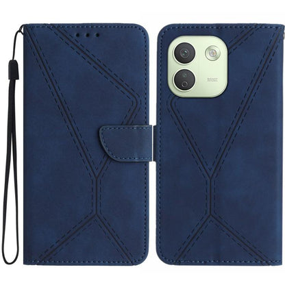 Stitching Embossed Leather Phone Case, For Redmi Note 17 4G Global 169.7mm, For Redmi Note 17 Pro+ 5G Global 163.4mm, For Redmi Note 17 Pro 5G Global 163.5mm, For Redmi 17 5G / 4G Global 170mm, For Redmi A7 Pro 171mm / Poco C85x 5G                     ...