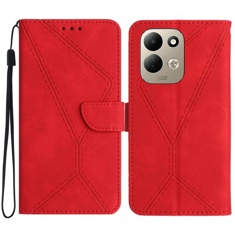 Stitching Embossed Leather Phone Case, For Redmi Note 17 4G Global 169.7mm, For Redmi Note 17 Pro+ 5G Global 163.4mm, For Redmi Note 17 Pro 5G Global 163.5mm, For Redmi 17 5G / 4G Global 170mm, For Redmi A7 Pro 171mm / Poco C85x 5G                     ...
