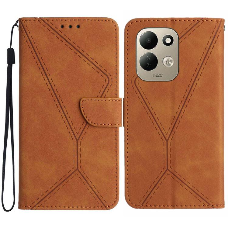 Stitching Embossed Leather Phone Case, For Redmi Note 17 4G Global 169.7mm, For Redmi Note 17 Pro+ 5G Global 163.4mm, For Redmi Note 17 Pro 5G Global 163.5mm, For Redmi 17 5G / 4G Global 170mm, For Redmi A7 Pro 171mm / Poco C85x 5G                     ...