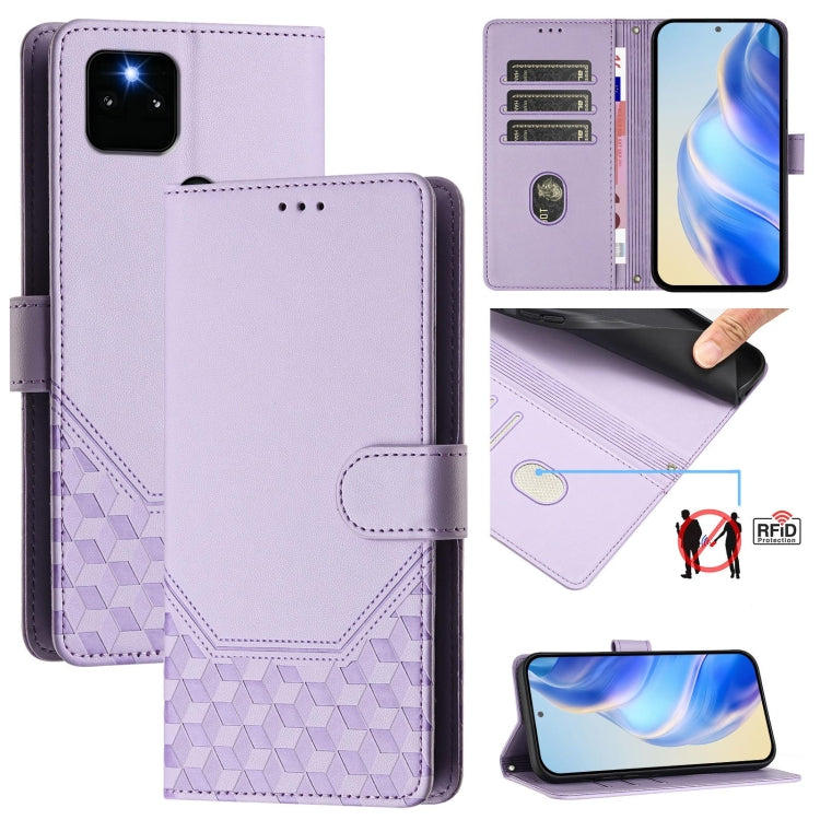 Honeycomb Embossing RFID Leather Phone Case, For Google Pixel 6, For Google Pixel 5a 5G