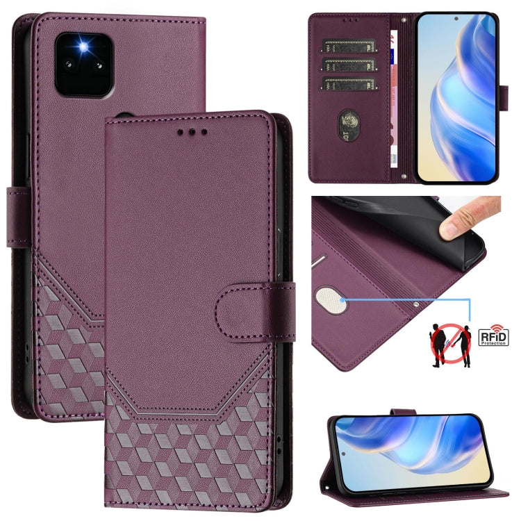 Honeycomb Embossing RFID Leather Phone Case, For Google Pixel 6, For Google Pixel 5a 5G