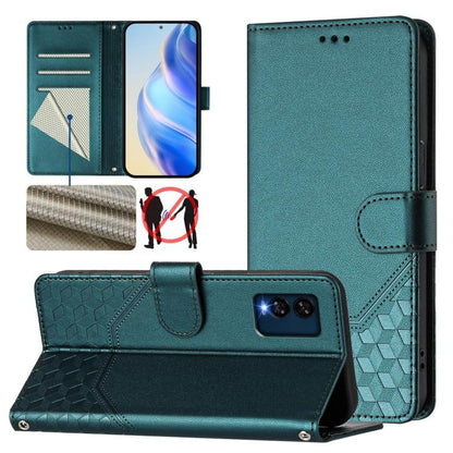 Honeycomb Embossing RFID Leather Phone Case, For BLU G95, For BLU Bold N4, For BLU Bold K50, For BLU C9, For BLU View 5 Pro, For BLU View 5, For BLU View Speed