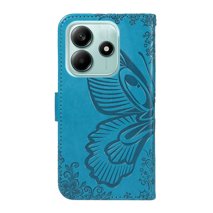 Swallowtail Butterfly Embossed Leather Phone Case, For Redmi Note 14 5G, For Redmi Note 14 Pro / 14 Pro+ 5G, For Redmi 14C 4G