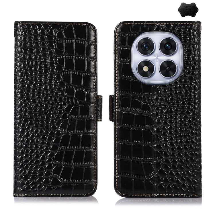 Crocodile Top Layer Cowhide Leather Phone Case, For Redmi Note 17 4G Global 169.7mm, For Redmi Note 17 Pro+ 5G Global 163.4mm, For Redmi Note 17 Pro 5G Global 163.5mm, For Redmi K100 Pro Max/Poco F9 Ultra 5G, For Redmi K100 Pro 5G/Poco F9 Pro 5G       ...