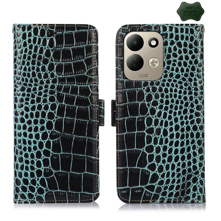 Crocodile Top Layer Cowhide Leather Phone Case, For Redmi Note 17 4G Global 169.7mm, For Redmi Note 17 Pro+ 5G Global 163.4mm, For Redmi Note 17 Pro 5G Global 163.5mm, For Redmi K100 Pro Max/Poco F9 Ultra 5G, For Redmi K100 Pro 5G/Poco F9 Pro 5G       ...
