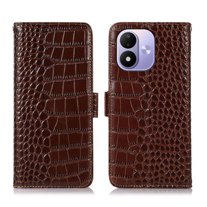 Crocodile Top Layer Cowhide Leather Phone Case, For Redmi Note 17 4G Global 169.7mm, For Redmi Note 17 Pro+ 5G Global 163.4mm, For Redmi Note 17 Pro 5G Global 163.5mm, For Redmi K100 Pro Max/Poco F9 Ultra 5G, For Redmi K100 Pro 5G/Poco F9 Pro 5G       ...