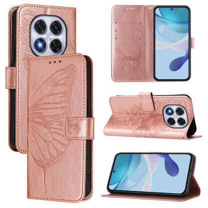 Embossed Butterfly Leather Phone Case, For Xiaomi Poco X7, For Xiaomi 15 Ultra, For Xiaomi Poco X7 Pro, For Xiaomi Poco M7 Pro 5G Global, For Xiaomi 14T Pro, For Xiaomi 14T
