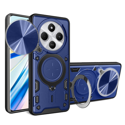 CD Texture Sliding Camshield Magnetic Holder Phone Case, For Redmi Note 14 Pro 5G, For Redmi 14C 4G, For Redmi 13 4G Global