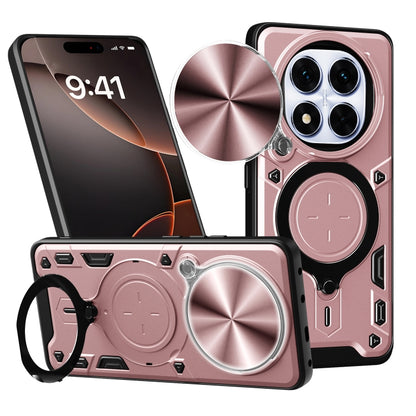 CD Texture Sliding Camshield Magnetic Holder Phone Case, For Redmi Note 14 Pro 5G, For Redmi 14C 4G, For Redmi 13 4G Global