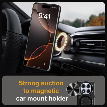 CD Texture Sliding Camshield Magnetic Holder Phone Case, For Redmi Note 14 Pro 5G, For Redmi 14C 4G, For Redmi 13 4G Global