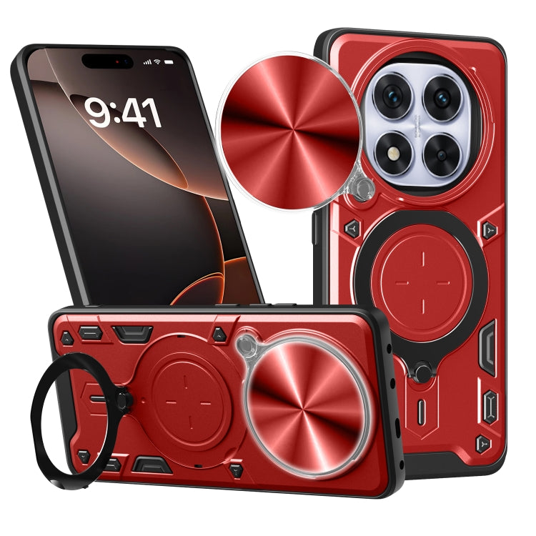 CD Texture Sliding Camshield Magnetic Holder Phone Case, For Redmi Note 14 Pro 5G, For Redmi 14C 4G, For Redmi 13 4G Global