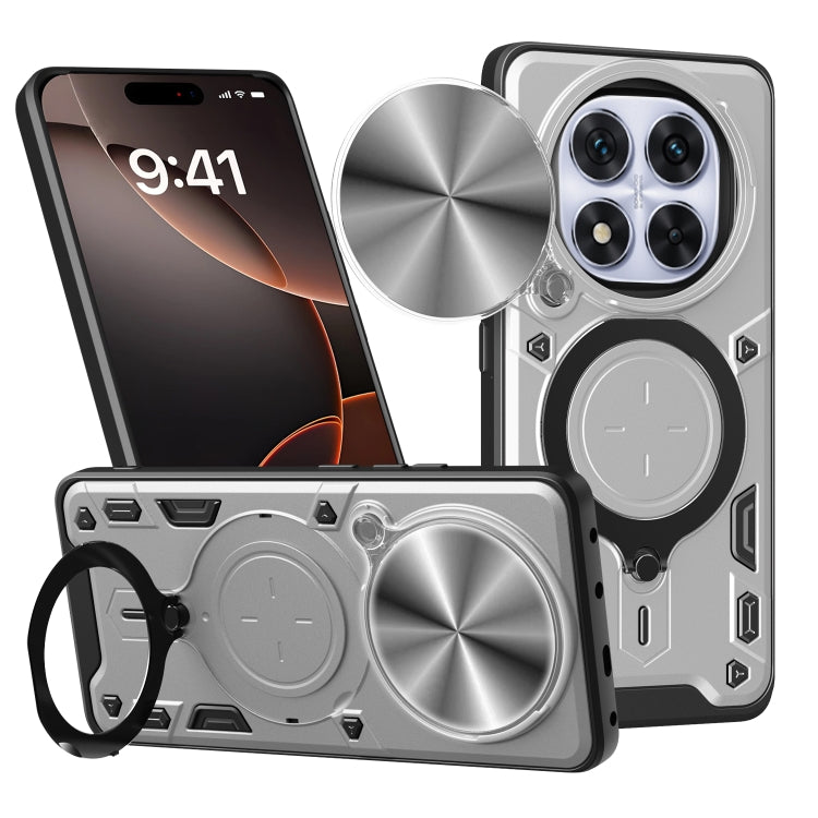 CD Texture Sliding Camshield Magnetic Holder Phone Case, For Redmi Note 14 Pro 5G, For Redmi 14C 4G, For Redmi 13 4G Global
