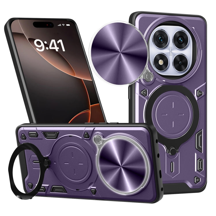 CD Texture Sliding Camshield Magnetic Holder Phone Case, For Redmi Note 14 Pro 5G, For Redmi 14C 4G, For Redmi 13 4G Global