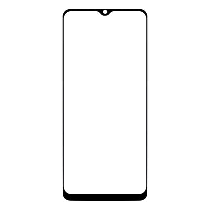 Tempered glass screen protector film with rounded edges for smartphone display