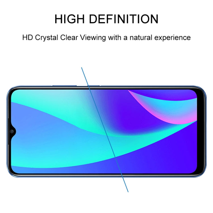 Edge-to-edge tempered glass screen protector film for smartphone front screen
