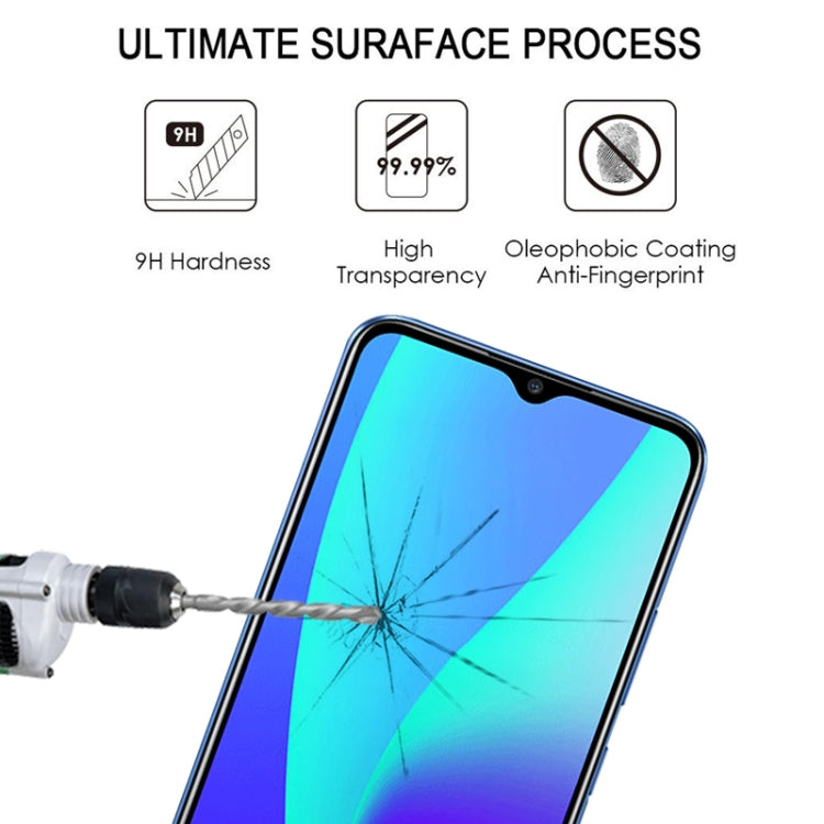 Tempered glass screen protector film with 9H hardness and anti-fingerprint coating