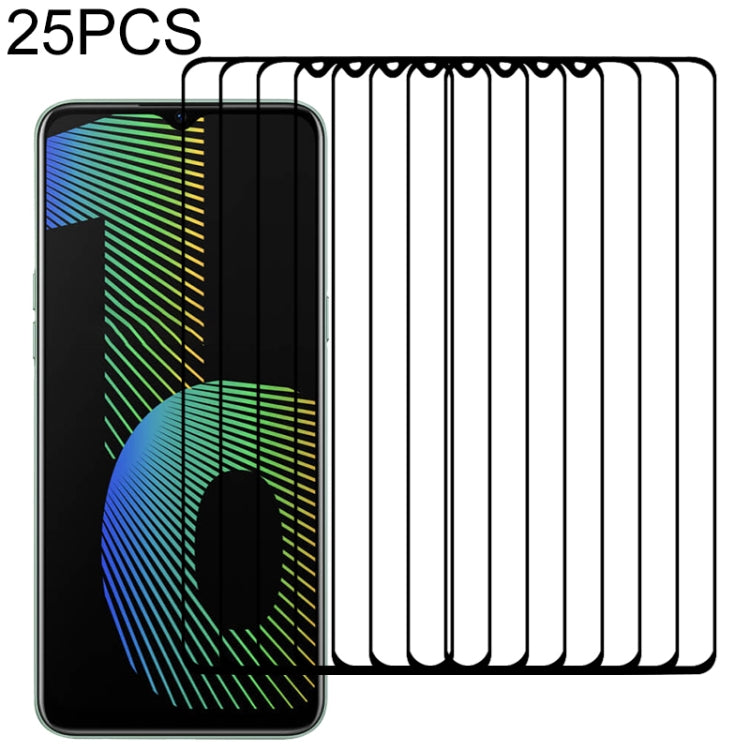 Stacked tempered glass screen protectors ready to apply to a smartphone