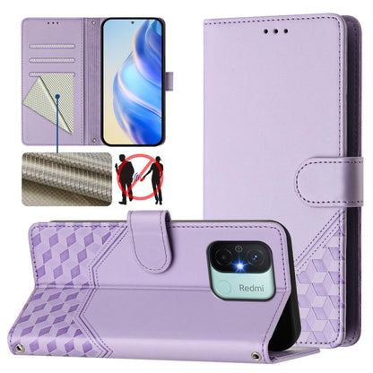 Honeycomb Embossing RFID Leather Phone Case, For Redmi Note 11 Pro 5G / 4G Global, For Redmi Note 12 Pro 4G Global, For Redmi Note 12 4G Global, For Redmi A1 4G / A2 4G, For Redmi Note 12 Explorer / 12 Pro+ 5G, For Redmi Note 12 Pro Speed / 12 Pro 5G  ...