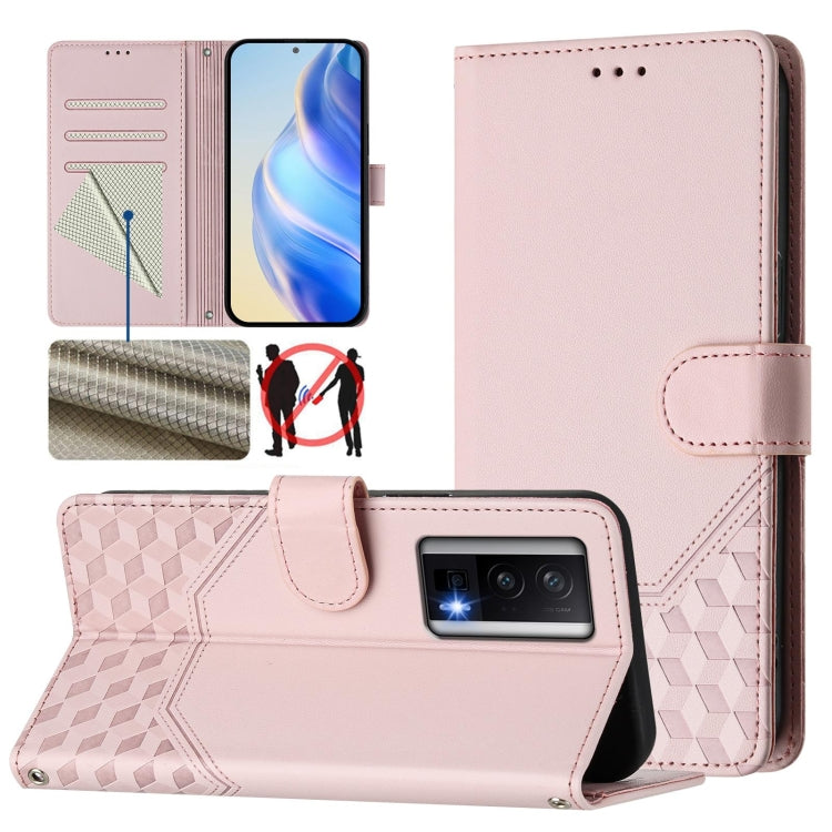 Honeycomb Embossing RFID Leather Phone Case, For Redmi 14C 4G, For Redmi K70 Ultra 5G, For Redmi 13 5G / 4G Global, For Redmi A3 4G Global / A3X 4G, For Redmi Note 13 Pro 4G Global, For Redmi 13C 4G, For Redmi Note 13 4G Global                         ...