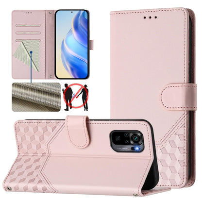 Honeycomb Embossing RFID Leather Phone Case, For Redmi Note 11 Pro 5G / 4G Global, For Redmi Note 12 Pro 4G Global, For Redmi Note 12 4G Global, For Redmi A1 4G / A2 4G, For Redmi Note 12 Explorer / 12 Pro+ 5G, For Redmi Note 12 Pro Speed / 12 Pro 5G  ...