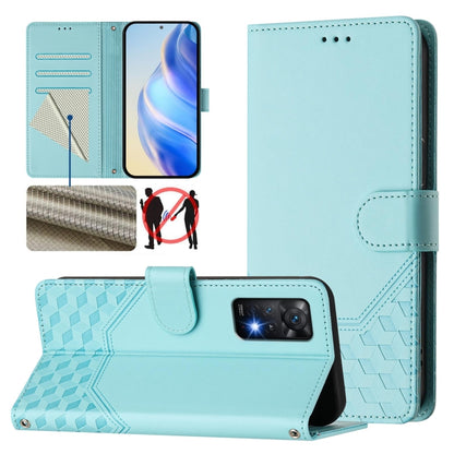 Honeycomb Embossing RFID Leather Phone Case, For Redmi Note 11 Pro 5G / 4G Global, For Redmi Note 12 Pro 4G Global, For Redmi Note 12 4G Global, For Redmi A1 4G / A2 4G, For Redmi Note 12 Explorer / 12 Pro+ 5G, For Redmi Note 12 Pro Speed / 12 Pro 5G  ...