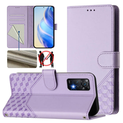 Honeycomb Embossing RFID Leather Phone Case, For Redmi Note 11 Pro 5G / 4G Global, For Redmi Note 12 Pro 4G Global, For Redmi Note 12 4G Global, For Redmi A1 4G / A2 4G, For Redmi Note 12 Explorer / 12 Pro+ 5G, For Redmi Note 12 Pro Speed / 12 Pro 5G  ...