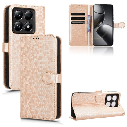 Honeycomb Dot Texture Leather Phone Case, For Xiaomi Poco C95 Pro / M8x, For Xiaomi Poco X8 Power, For Xiaomi Poco M8 Power 5G, For Poco F9 Ultra 5G / Redmi K100 Pro Max 5G, For Poco F9 Pro 5G / Redmi K100 Pro 5G, For Xiaomi 17 Max 5G                  ...