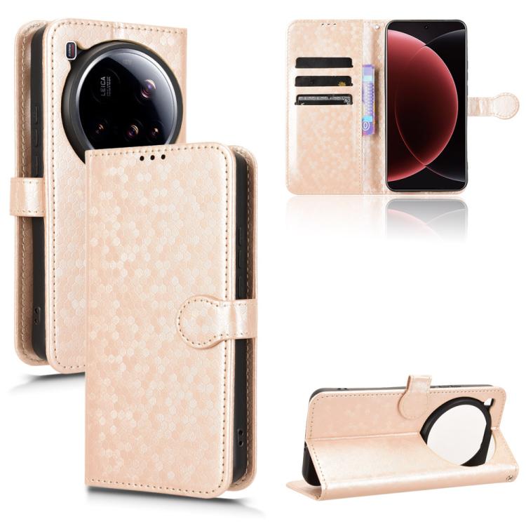 Honeycomb Dot Texture Leather Phone Case, For Xiaomi Poco C95 Pro / M8x, For Xiaomi Poco X8 Power, For Xiaomi Poco M8 Power 5G, For Poco F9 Ultra 5G / Redmi K100 Pro Max 5G, For Poco F9 Pro 5G / Redmi K100 Pro 5G, For Xiaomi 17 Max 5G                  ...