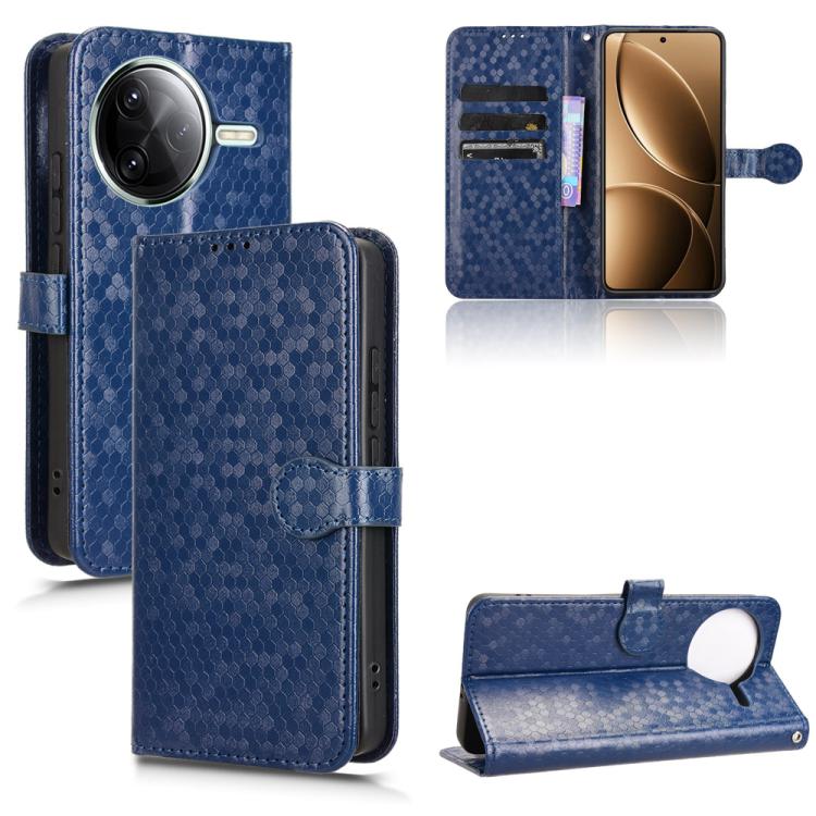Honeycomb Dot Texture Leather Phone Case, For Xiaomi Poco C95 Pro / M8x, For Xiaomi Poco X8 Power, For Xiaomi Poco M8 Power 5G, For Poco F9 Ultra 5G / Redmi K100 Pro Max 5G, For Poco F9 Pro 5G / Redmi K100 Pro 5G, For Xiaomi 17 Max 5G                  ...