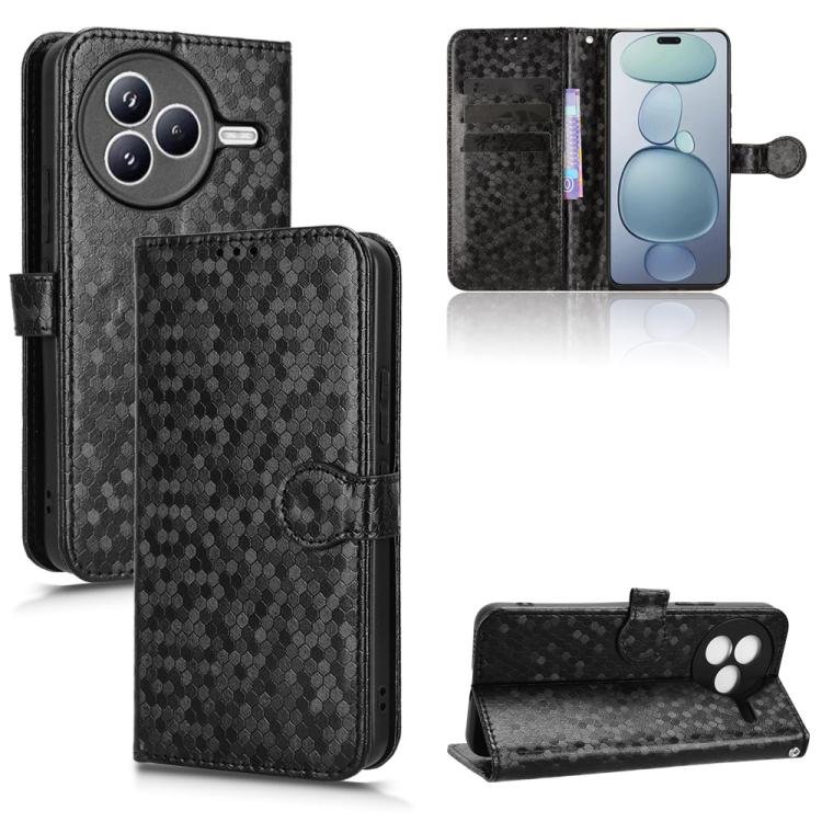 Honeycomb Dot Texture Leather Phone Case, For Xiaomi Poco C95 Pro / M8x, For Xiaomi Poco X8 Power, For Xiaomi Poco M8 Power 5G, For Poco F9 Ultra 5G / Redmi K100 Pro Max 5G, For Poco F9 Pro 5G / Redmi K100 Pro 5G, For Xiaomi 17 Max 5G                  ...