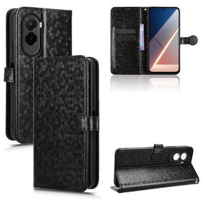 Honeycomb Dot Texture Leather Phone Case, For Xiaomi Poco C95 Pro / M8x, For Xiaomi Poco X8 Power, For Xiaomi Poco M8 Power 5G, For Poco F9 Ultra 5G / Redmi K100 Pro Max 5G, For Poco F9 Pro 5G / Redmi K100 Pro 5G, For Xiaomi 17 Max 5G                  ...