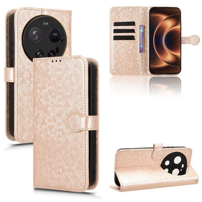 Honeycomb Dot Texture Leather Phone Case, For Xiaomi Poco C95 Pro / M8x, For Xiaomi Poco X8 Power, For Xiaomi Poco M8 Power 5G, For Poco F9 Ultra 5G / Redmi K100 Pro Max 5G, For Poco F9 Pro 5G / Redmi K100 Pro 5G, For Xiaomi 17 Max 5G                  ...