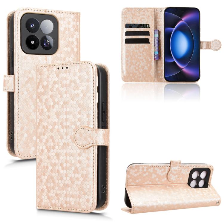 Honeycomb Dot Texture Leather Phone Case, For Xiaomi Poco C95 Pro / M8x, For Xiaomi Poco X8 Power, For Xiaomi Poco M8 Power 5G, For Poco F9 Ultra 5G / Redmi K100 Pro Max 5G, For Poco F9 Pro 5G / Redmi K100 Pro 5G, For Xiaomi 17 Max 5G                  ...