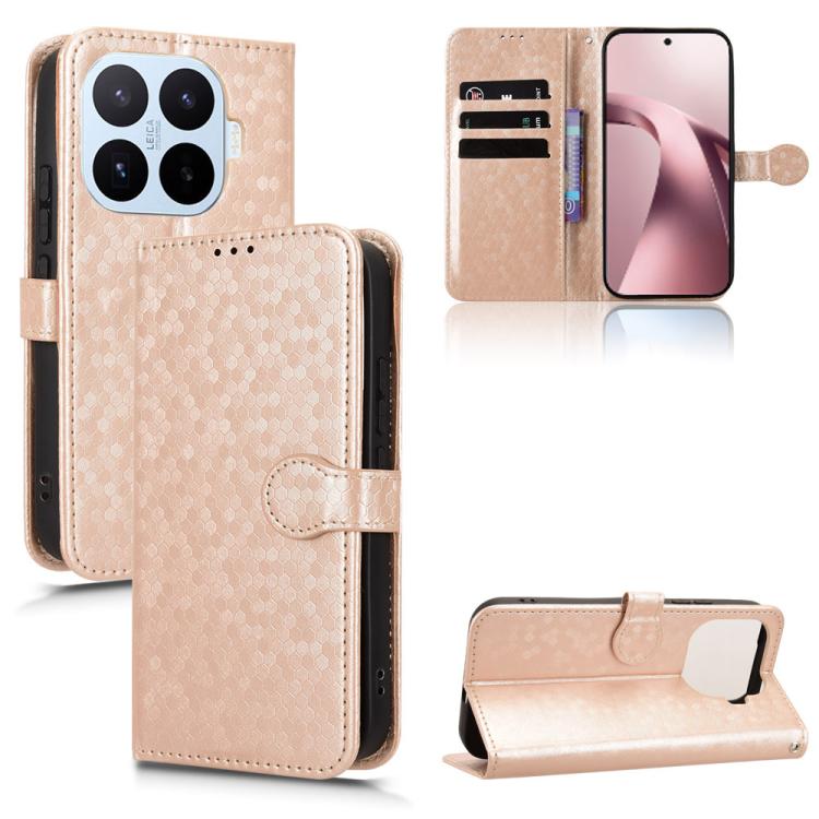 Honeycomb Dot Texture Leather Phone Case, For Xiaomi Poco C95 Pro / M8x, For Xiaomi Poco X8 Power, For Xiaomi Poco M8 Power 5G, For Poco F9 Ultra 5G / Redmi K100 Pro Max 5G, For Poco F9 Pro 5G / Redmi K100 Pro 5G, For Xiaomi 17 Max 5G                  ...