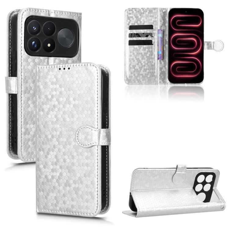 Honeycomb Dot Texture Leather Phone Case, For Xiaomi Poco C95 Pro / M8x, For Xiaomi Poco X8 Power, For Xiaomi Poco M8 Power 5G, For Poco F9 Ultra 5G / Redmi K100 Pro Max 5G, For Poco F9 Pro 5G / Redmi K100 Pro 5G, For Xiaomi 17 Max 5G                  ...