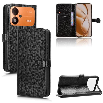 Honeycomb Dot Texture Leather Phone Case, For Xiaomi Poco C95 Pro / M8x, For Xiaomi Poco X8 Power, For Xiaomi Poco M8 Power 5G, For Poco F9 Ultra 5G / Redmi K100 Pro Max 5G, For Poco F9 Pro 5G / Redmi K100 Pro 5G, For Xiaomi 17 Max 5G                  ...