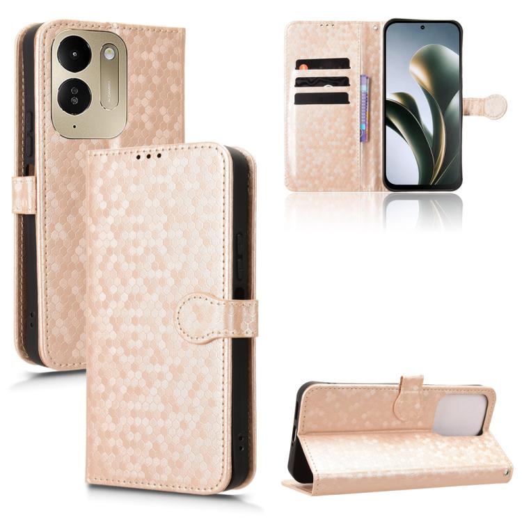 Honeycomb Dot Texture Leather Phone Case, For Xiaomi Poco C95 Pro / M8x, For Xiaomi Poco X8 Power, For Xiaomi Poco M8 Power 5G, For Poco F9 Ultra 5G / Redmi K100 Pro Max 5G, For Poco F9 Pro 5G / Redmi K100 Pro 5G, For Xiaomi 17 Max 5G                  ...