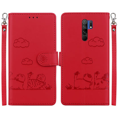 Cute Cats RFID Leather Phone Case, For Redmi Note 11 Global, For Redmi Note 9 Pro, For Redmi 9C / 9 Activ, For Redmi 9A / 9i Sport, For Redmi 9 / 9 Prime, For Redmi Note 9 / 10X 4G