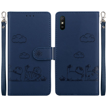 Cute Cats RFID Leather Phone Case, For Redmi Note 11 Global, For Redmi Note 9 Pro, For Redmi 9C / 9 Activ, For Redmi 9A / 9i Sport, For Redmi 9 / 9 Prime, For Redmi Note 9 / 10X 4G
