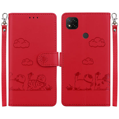 Cute Cats RFID Leather Phone Case, For Redmi Note 11 Global, For Redmi Note 9 Pro, For Redmi 9C / 9 Activ, For Redmi 9A / 9i Sport, For Redmi 9 / 9 Prime, For Redmi Note 9 / 10X 4G
